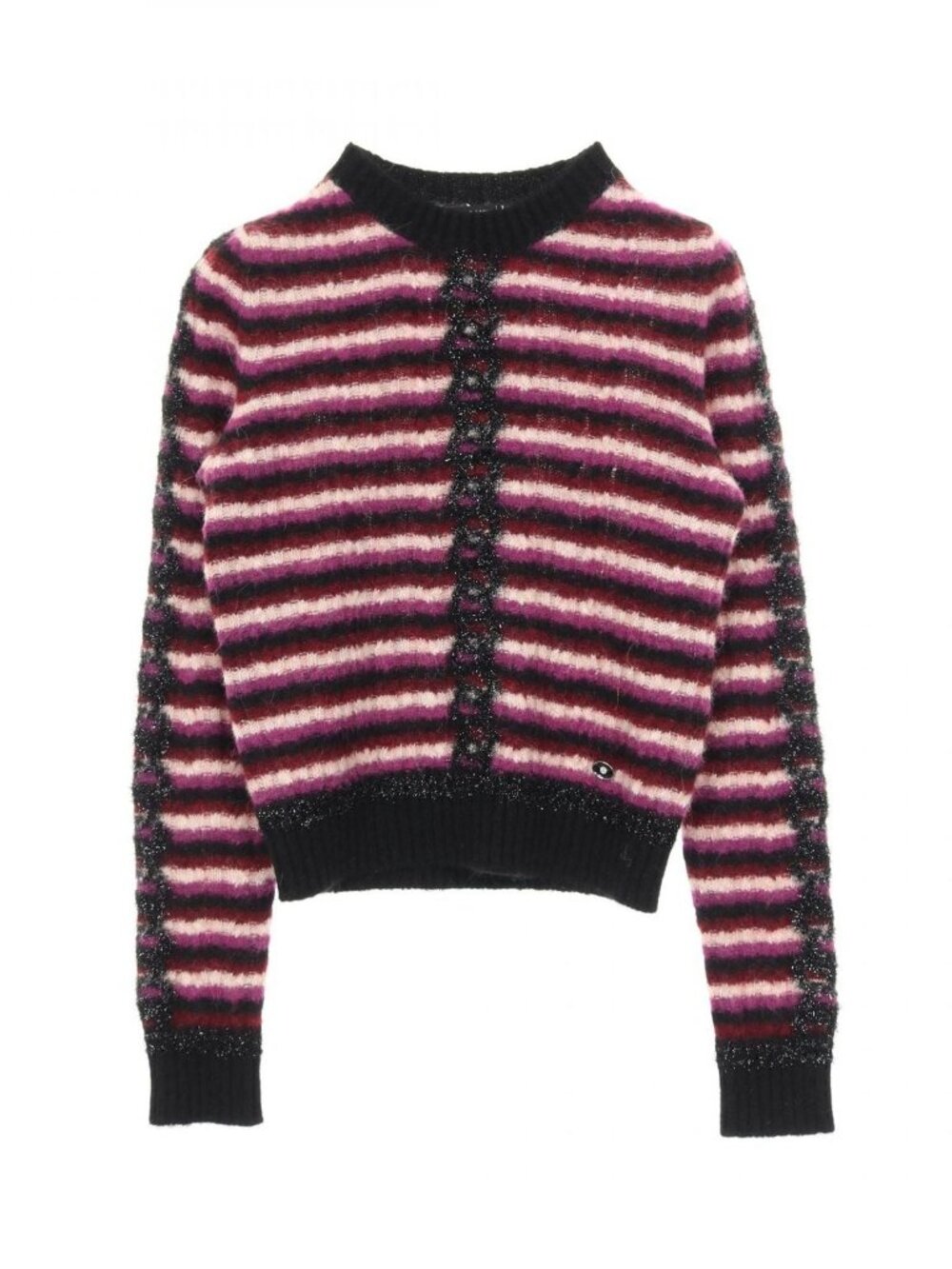Chanel Knit Coco Mark Button Cashmere Cardigan